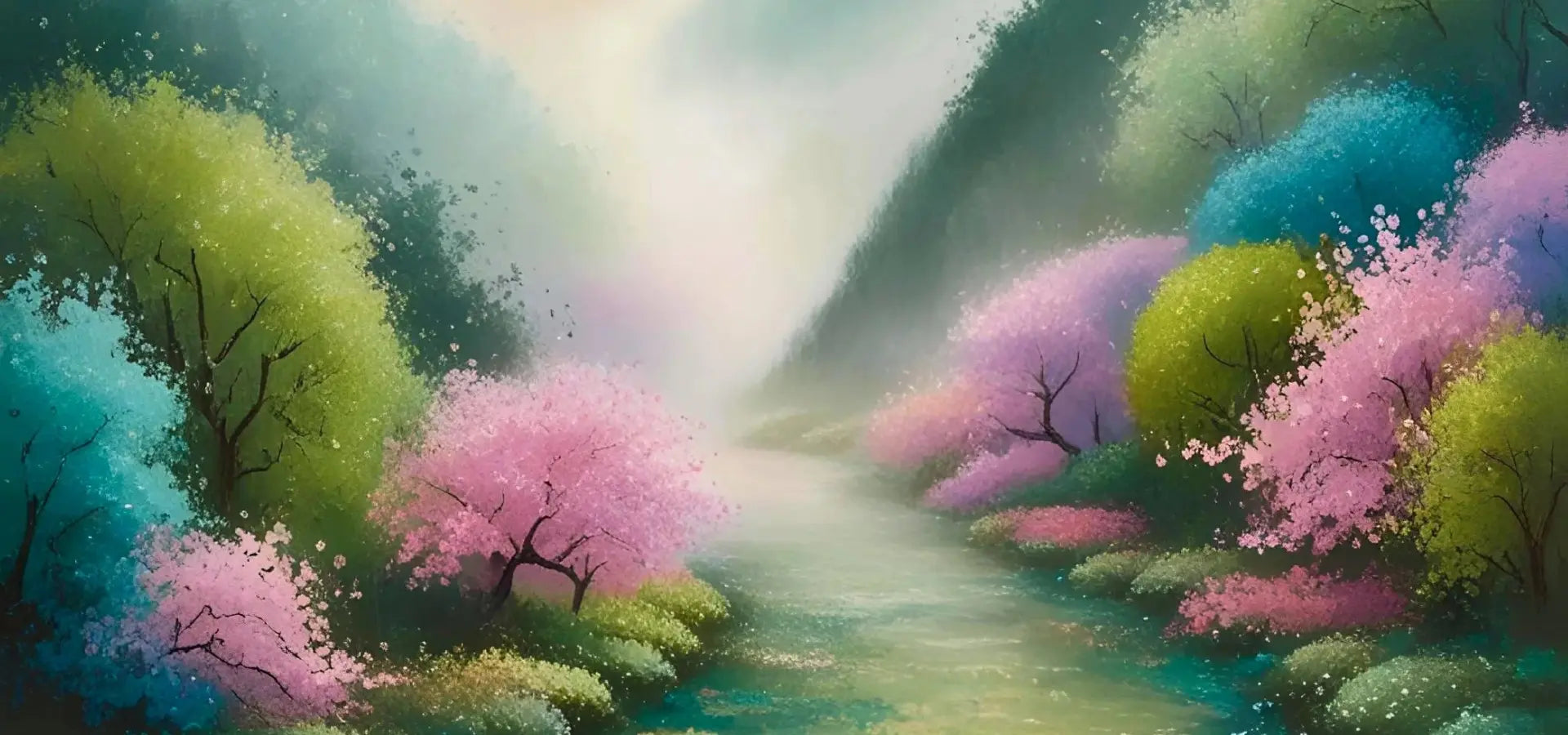 Magical Illustrations Kunstwelt mit inspirierender Natur, artistic vision and emotional wall art for modern home decor inspiration