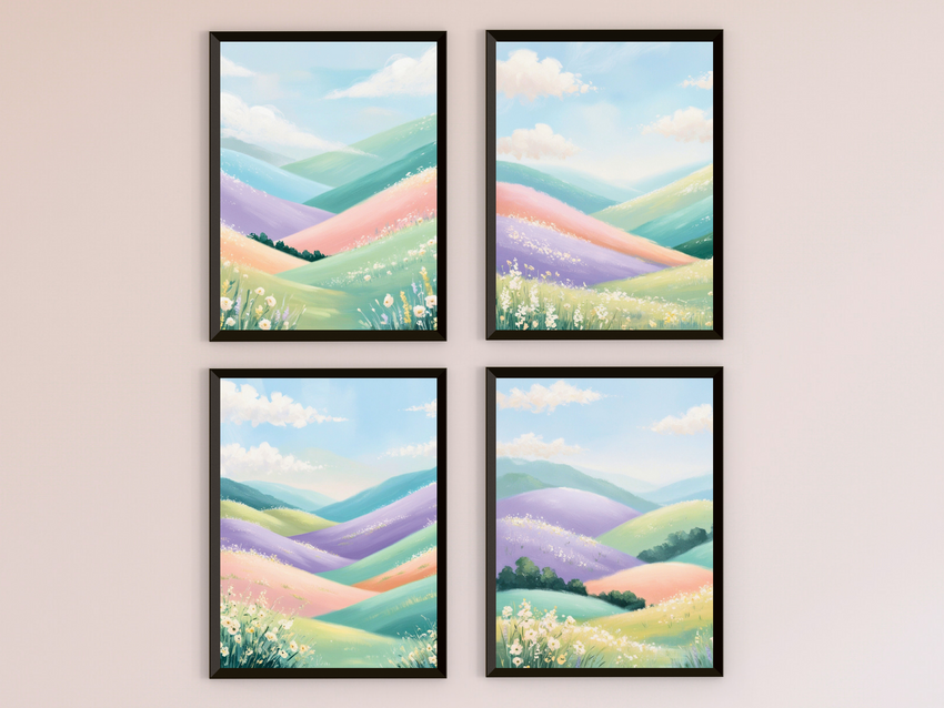 Autumn Forest by the Lake - Abstract Painting