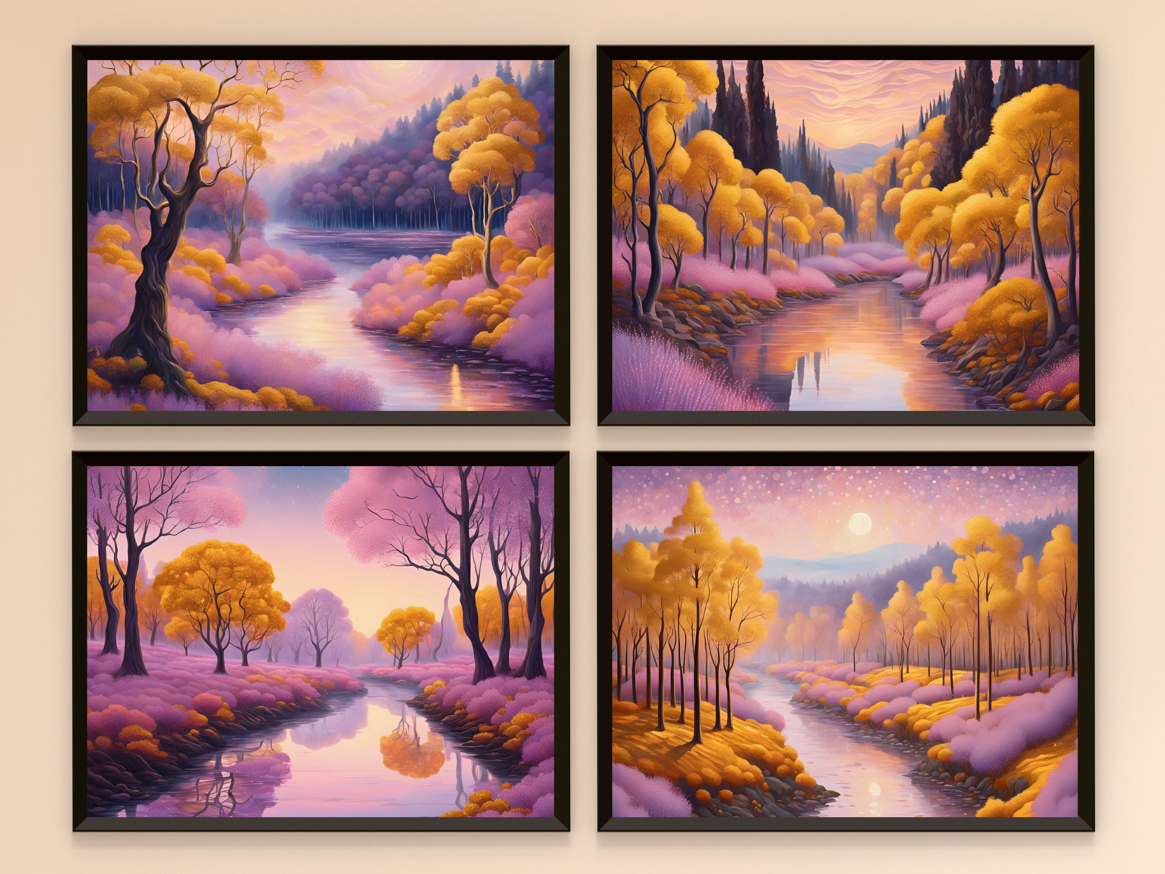 Zauberwald im Licht - Surrealismus