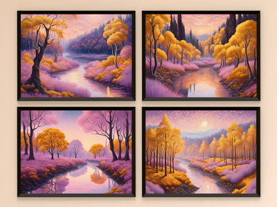 Magic Forest in the Light - Surrealism