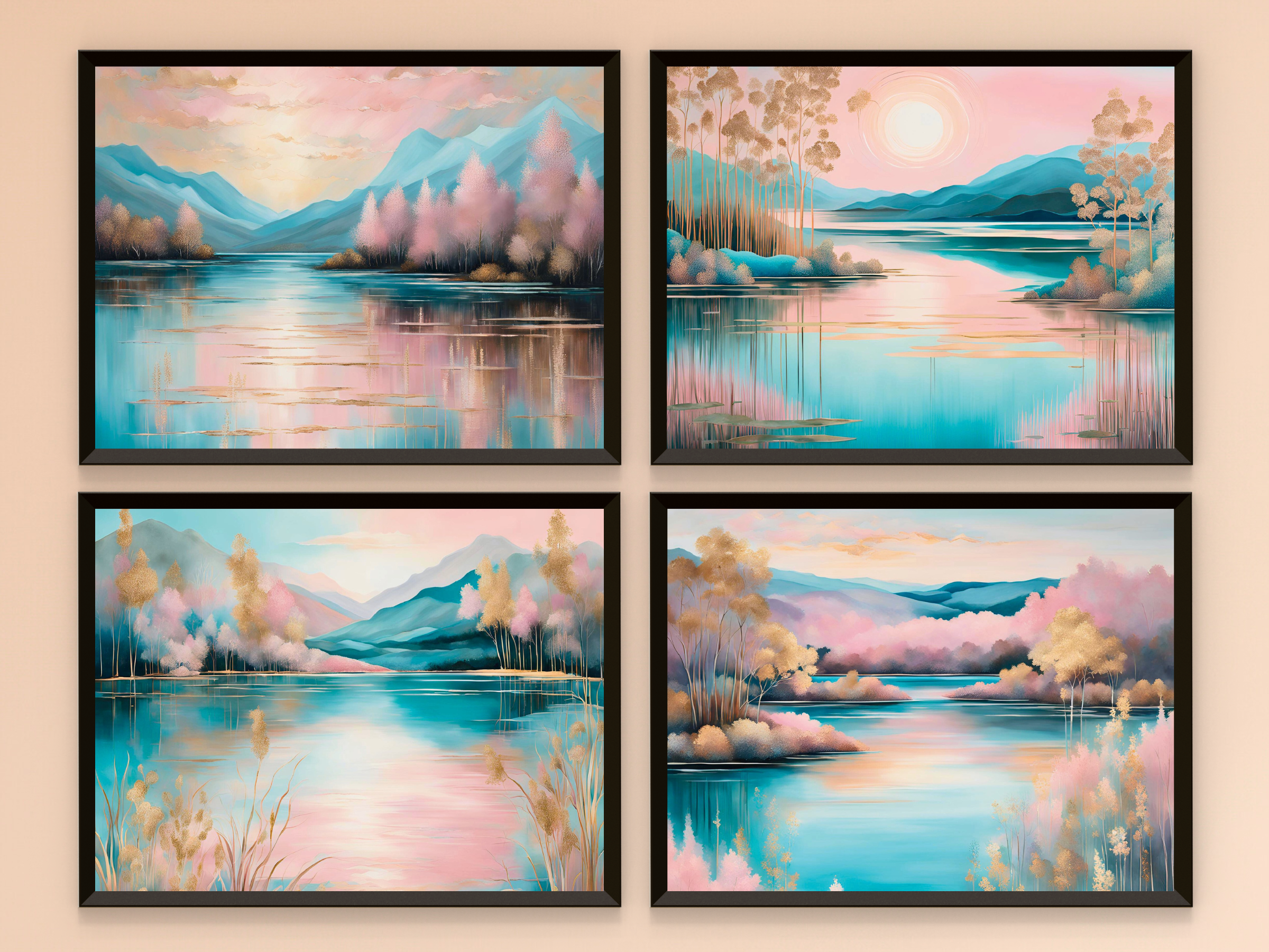 Spiegel der Farben - Abstrakte Malerei