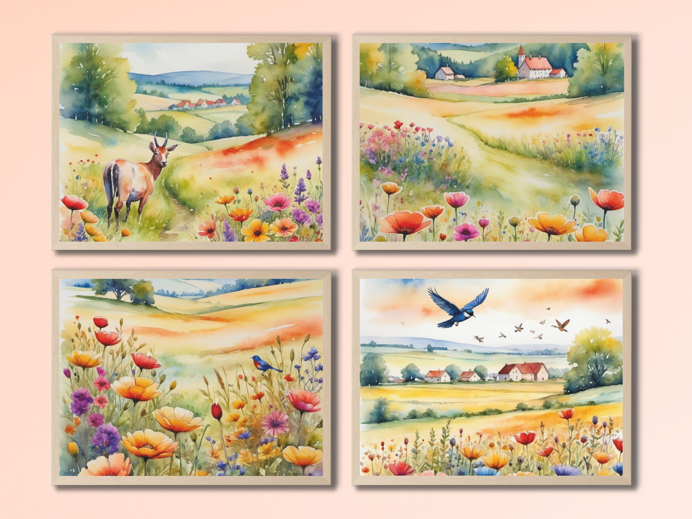 Kornblumen - Aquarell