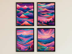 Color Flickering Horizons - Abstract Painting