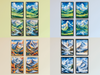Berglandschaft - Frühling, Sommer, Herbst, Winter - Aquarell - Bundle