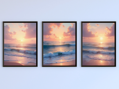 Meeresblick am Sommerabend - Romantik