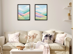 Autumn Forest by the Lake - Abstract Painting