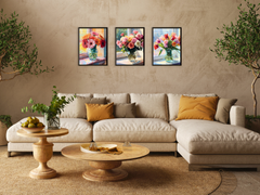 Sommerblumenbouquets - Impressionismus