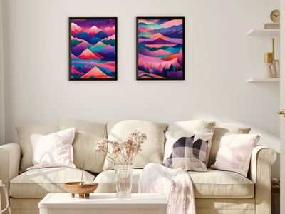 Color Flickering Horizons - Abstract Painting