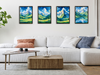 Berglandschaft - Frühling, Sommer, Herbst, Winter - Aquarell - Bundle