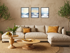 weisse Winterlandschaft - Aquarell