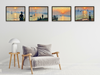 Sonnenuntergang am Meer - Vintage Stil Claude Monet