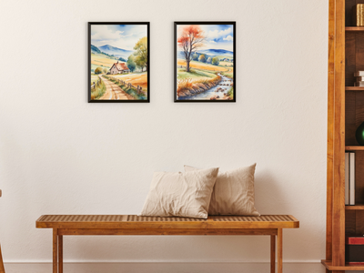 Meadows and Fields - Watercolor
