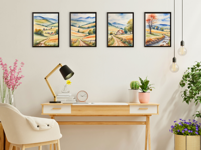 Landschaften - Aquarell - Bundle