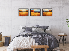 Goldene Felder im Herbst - Expressionismus