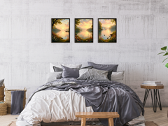 Sonnenuntergang über stillem Wasser - Romantik