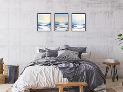 weisse Winterlandschaft - Aquarell