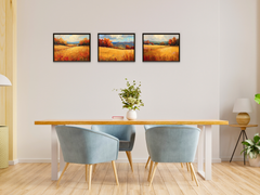 Goldene Felder im Herbst - Expressionismus