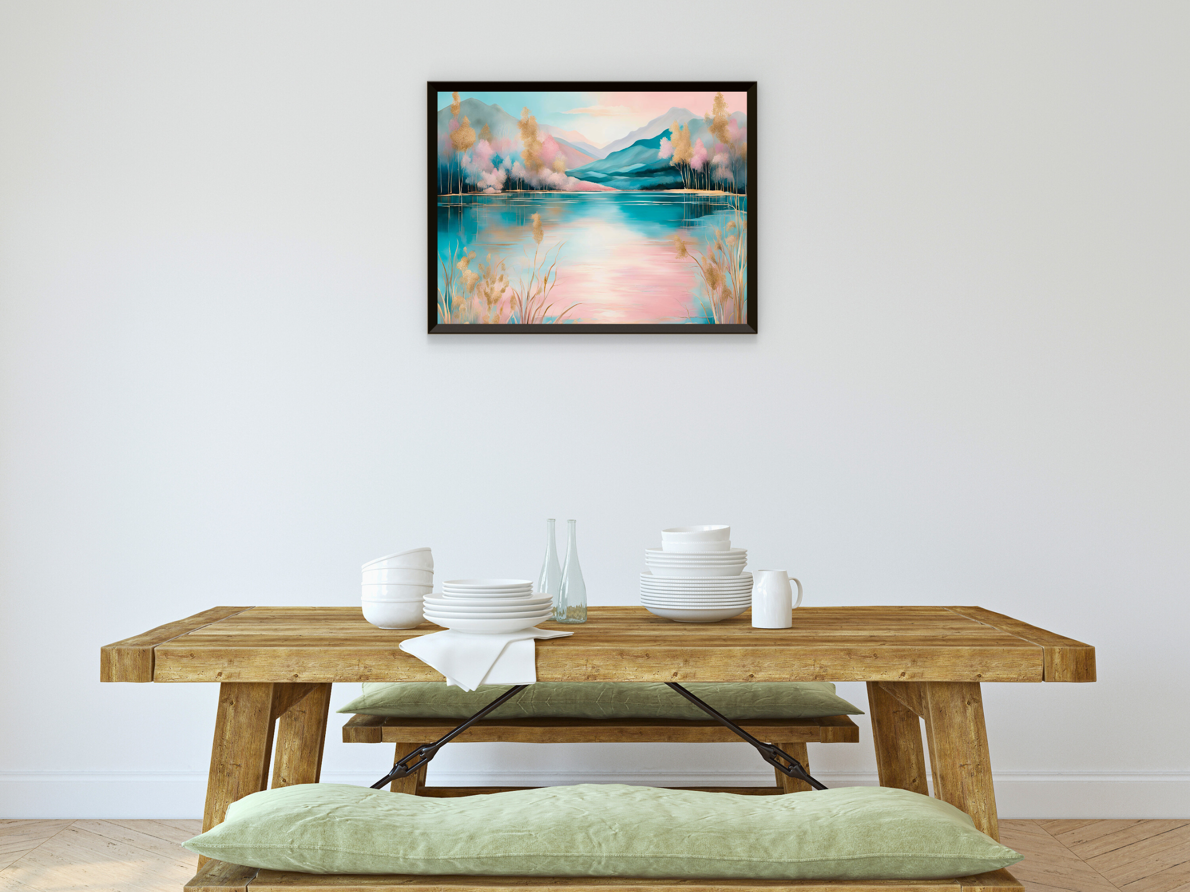 Spiegel der Farben - Abstrakte Malerei