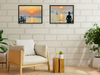 Sonnenuntergang am Meer - Vintage Stil Claude Monet