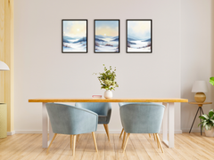 weisse Winterlandschaft - Aquarell