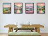 Surreal Harmonious Hilly Landscape - Surrealism
