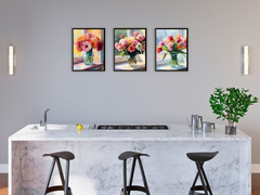 Sommerblumenbouquets - Impressionismus