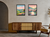 Surreal Harmonious Hilly Landscape - Surrealism