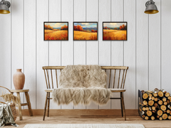 Goldene Felder im Herbst - Expressionismus