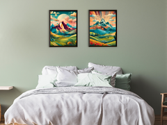 Meadows and Peaks in a Dream State - Surrealism