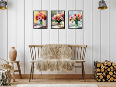 Sommerblumenbouquets - Impressionismus