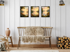 Sonnenuntergang über stillem Wasser - Romantik