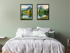 Landscape-Forest-Lake in Spring