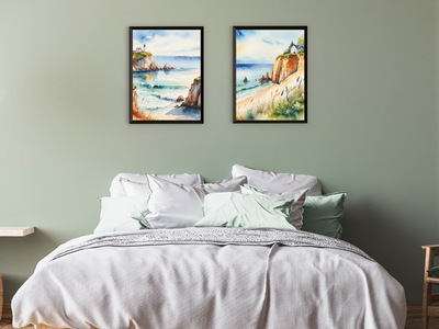Coastal Hike - Watercolor