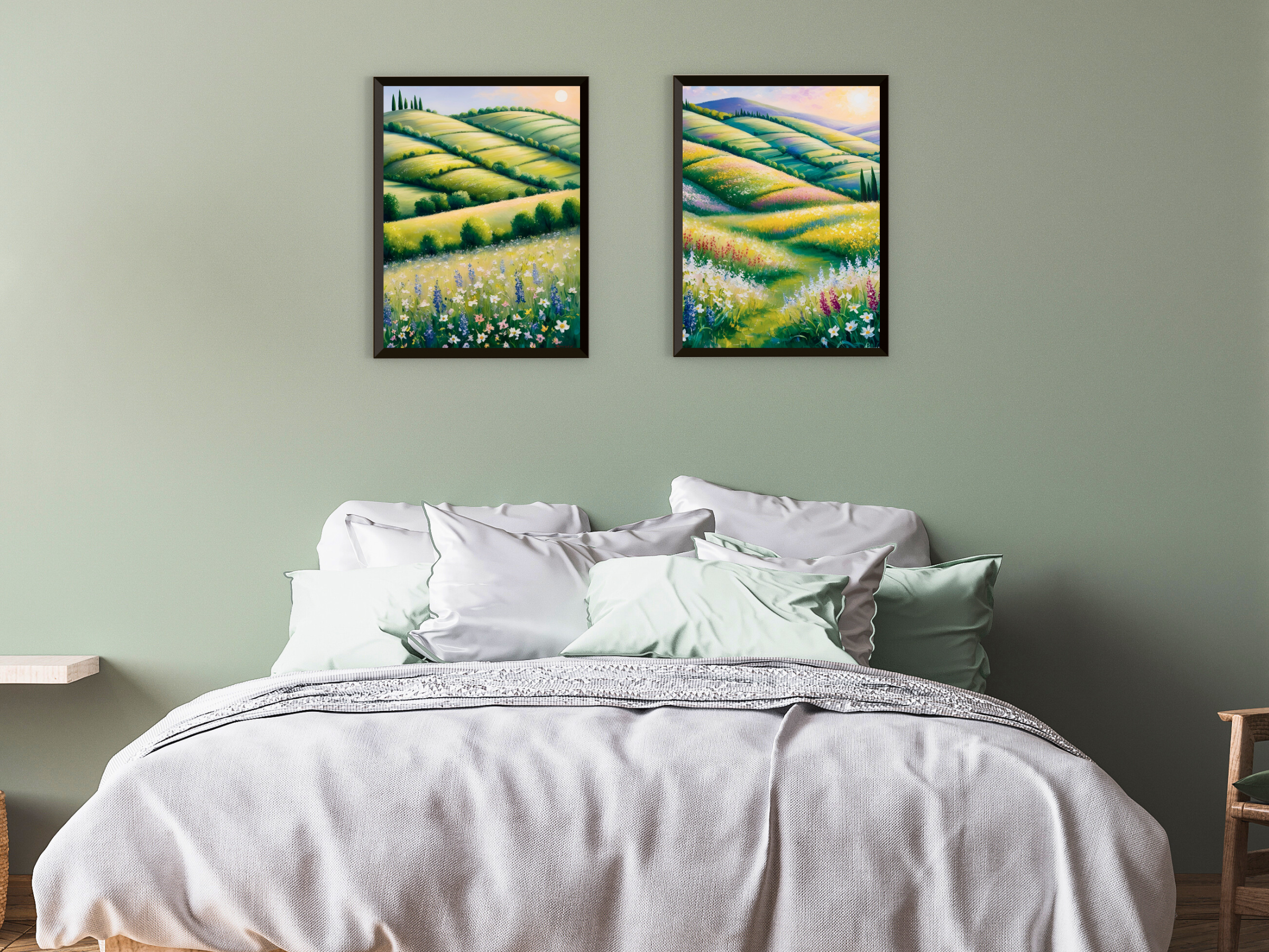 Italienische Frühlingslandschaft - Expressionismus