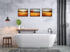 Goldene Felder im Herbst - Expressionismus